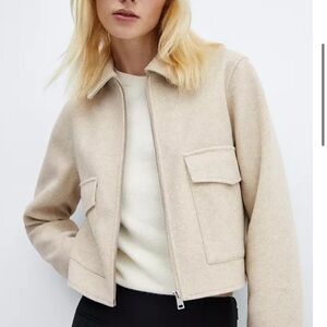 MANGO Women's Flap Pocket Jacket